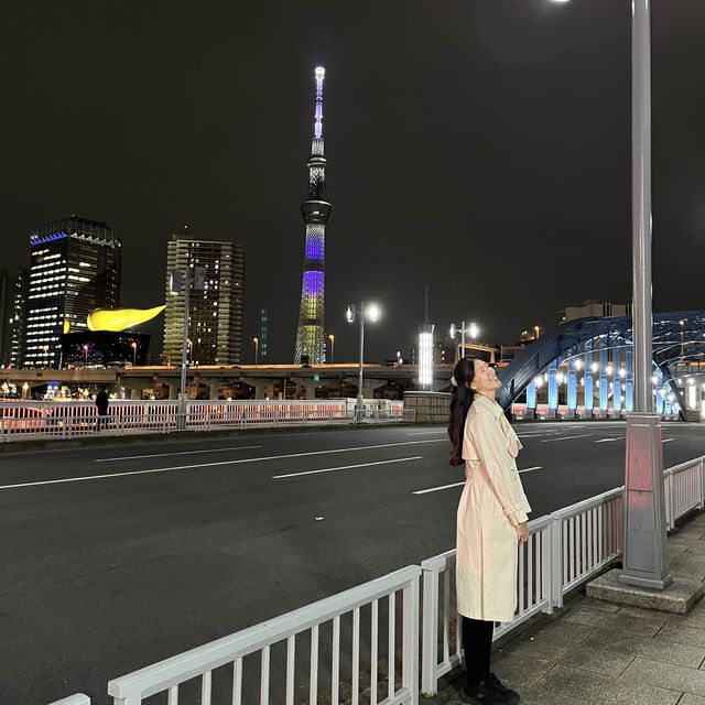야경은 도쿄 스카이트리!