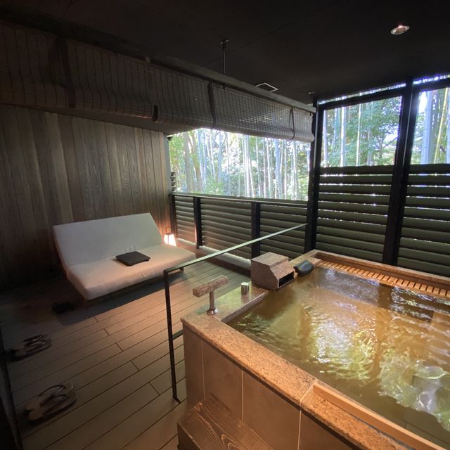 奈良のおすすめホテル「ふふ奈良」客室露天風呂付き