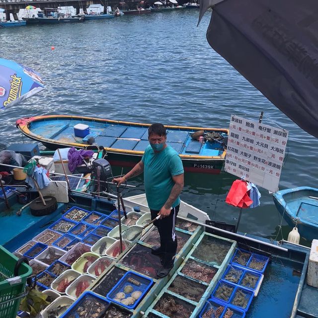 無敵海景❤️西貢碼頭⛵️海鮮🦞街