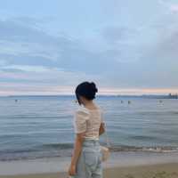 노을이 아름답고 모래가 고와서 자꾸만 걷고 싶은 '영일대해수욕장'