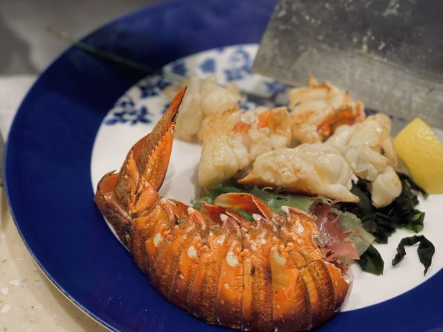 💁🏻‍♂️🌟鉄人旨花鉄板燒餐 有前菜、 沙律 、汁煮白鱈魚、龍蝦、和牛、炒飯、雞湯及甜品