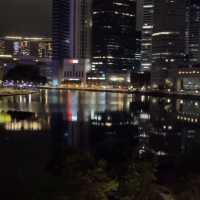 Impressive Night View In Singapore