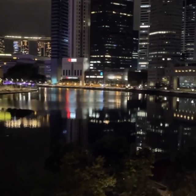 Impressive Night View In Singapore