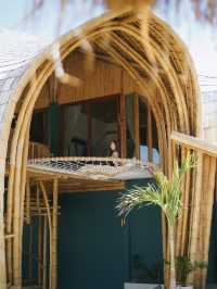 印尼 | Gili Air島上最大bamboo villa😱😍