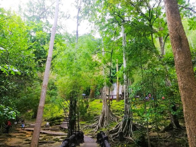 เที่ยวชมธรรมชาติ ที่น้ำตกไทรโยคน้อย