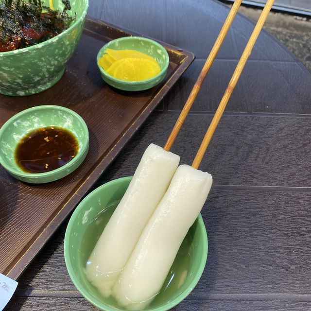부산 여행 부평깡통시장 사거리분식 비빔당면 물떡