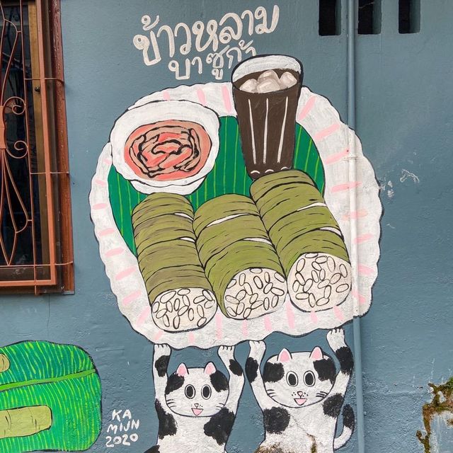 Street Art เบตง มีแมวเต็มไปหมดเลย