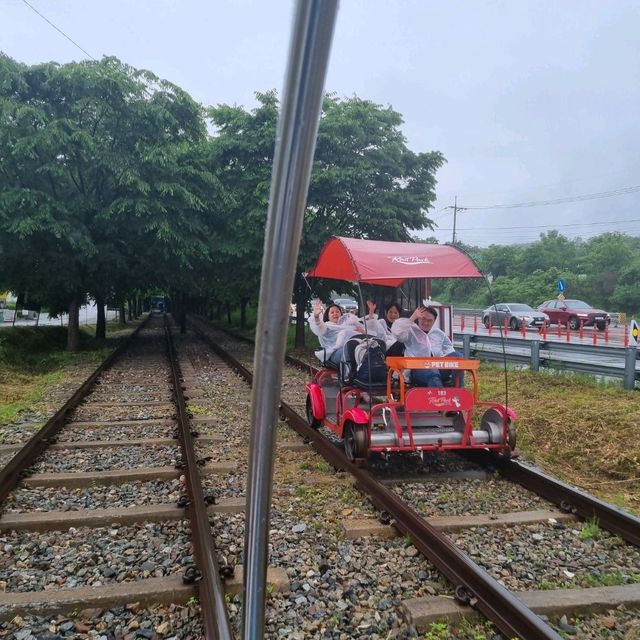 Experience the Rail Bike in Gapyeong ✨️ Experience the Rail Bike in Gapyeong ✨️