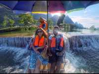 Bamboo raft ride on the Li river