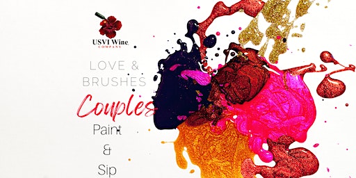 Couples Paint & Sip Valentine’s Edition | USVI Wine Company