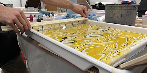The Paper Marbling Experience: Showers 'N Flowers Edition | Keith Garubba Art