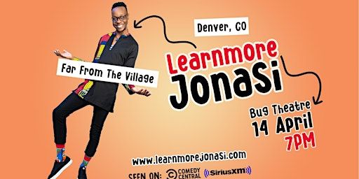 Learnmore Jonasi in Denver, CO (7PM) | The Bug Theatre, Navajo Street, Denver, CO, USA