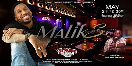 The Silly Rabbit Comedy Club Presents: Malik S | Silly Rabbit Comedy Club