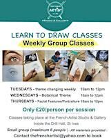 Copy of LEARN TO DRAW Workshop - Various themes | The French Artist Studio & Gallery