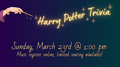 HQ Harry Potter Trivia | Headquarters Bar & Restaurant