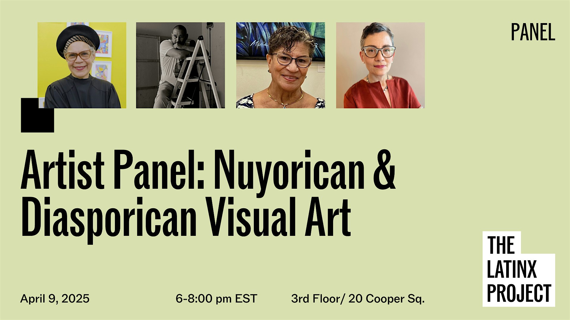 Artist Panel: Nuyorican and Diasporican Visual Art | 20 Cooper Sq