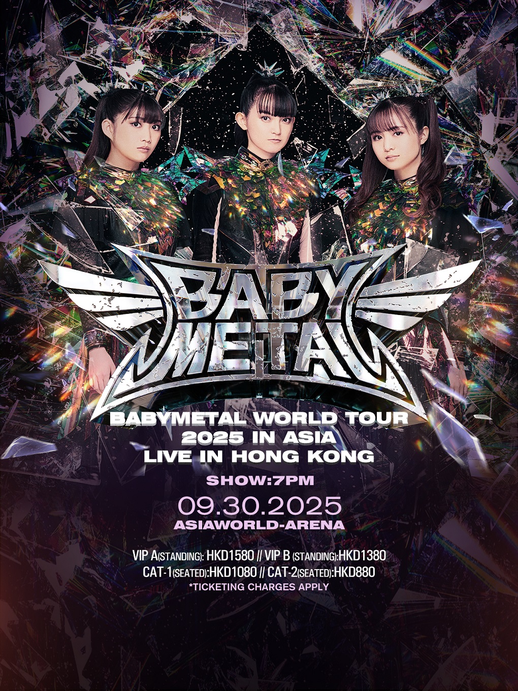 BABYMETAL 世界巡迴演唱會2025亞洲香港站｜演唱會 | 亞洲國際博覽館 Arena