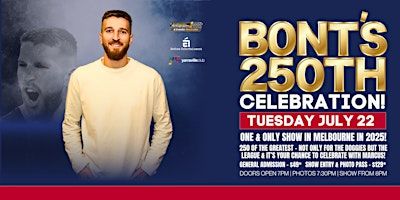 Bont's 250th game celebration LIVE at Yarraville Club! | Yarraville Club