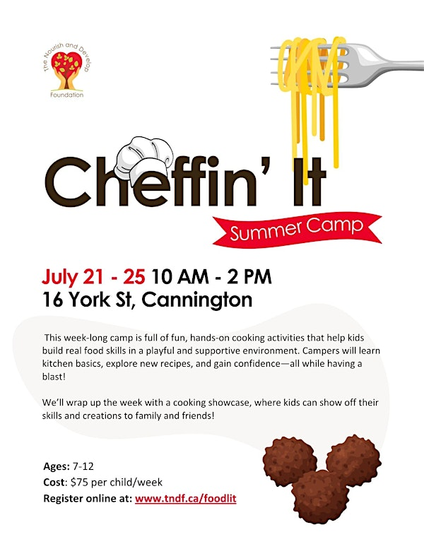 Cheffin' It Summer Camp | 16 York St