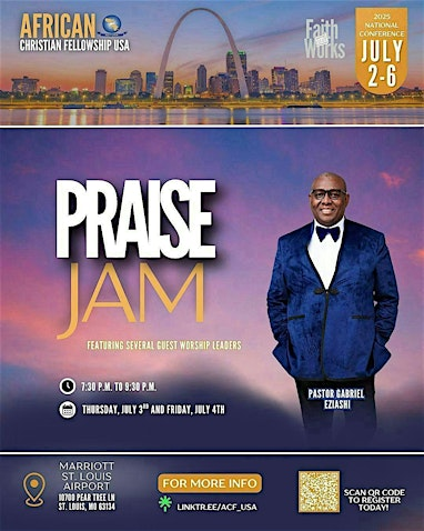 Praise Jam with Pastor Gabriel Eziashi and other worshippers! | Marriott St. Louis Airport