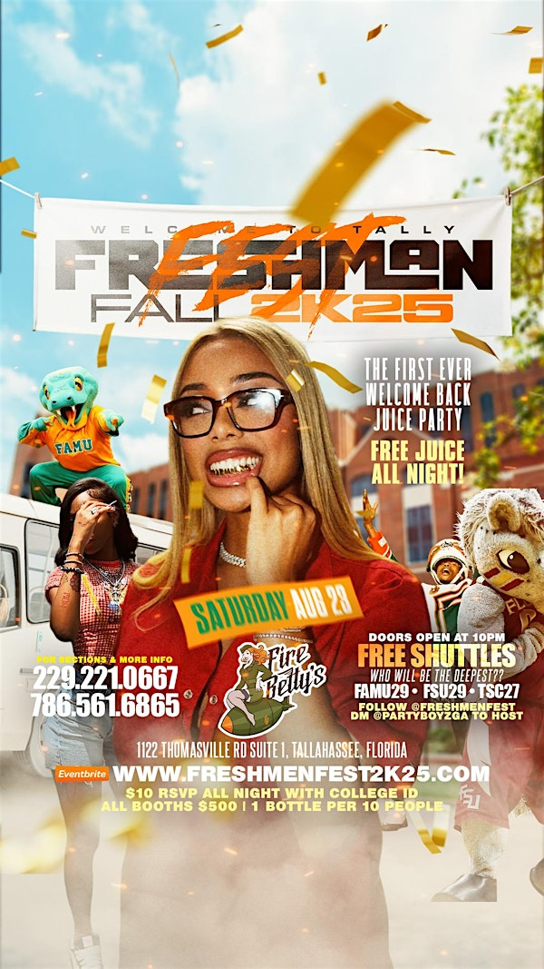 FRESHMEN FEST FALL 2k25 FIRST DAY OUT! | Fire Betty's