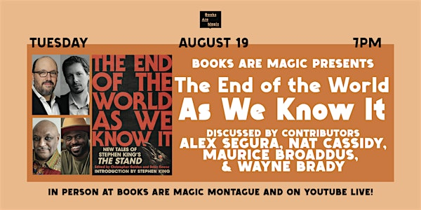 In-Store: The End of the World As We Know It w/ contributors | Books Are Magic Montague
