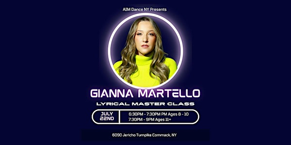 Gianna Martello Lyrical Master Class | 6090 Jericho Turnpike, Commack, NY, USA