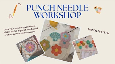 Punch Needle Workshop | 19 Scudder Ave floor 2