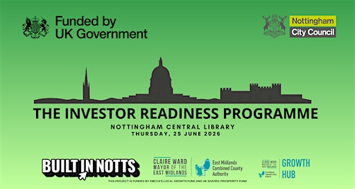 The Investor Readiness Programme | Nottingham Central Library