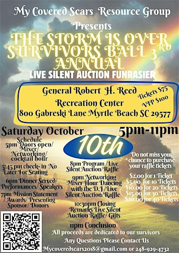 The Storm Is Over Survivors Ball 3rd Annual Gala | 800 Gabreski Ln