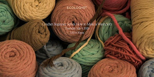 Crochet Beginner Series: How to Make a Washcloth | 552 Johnson St