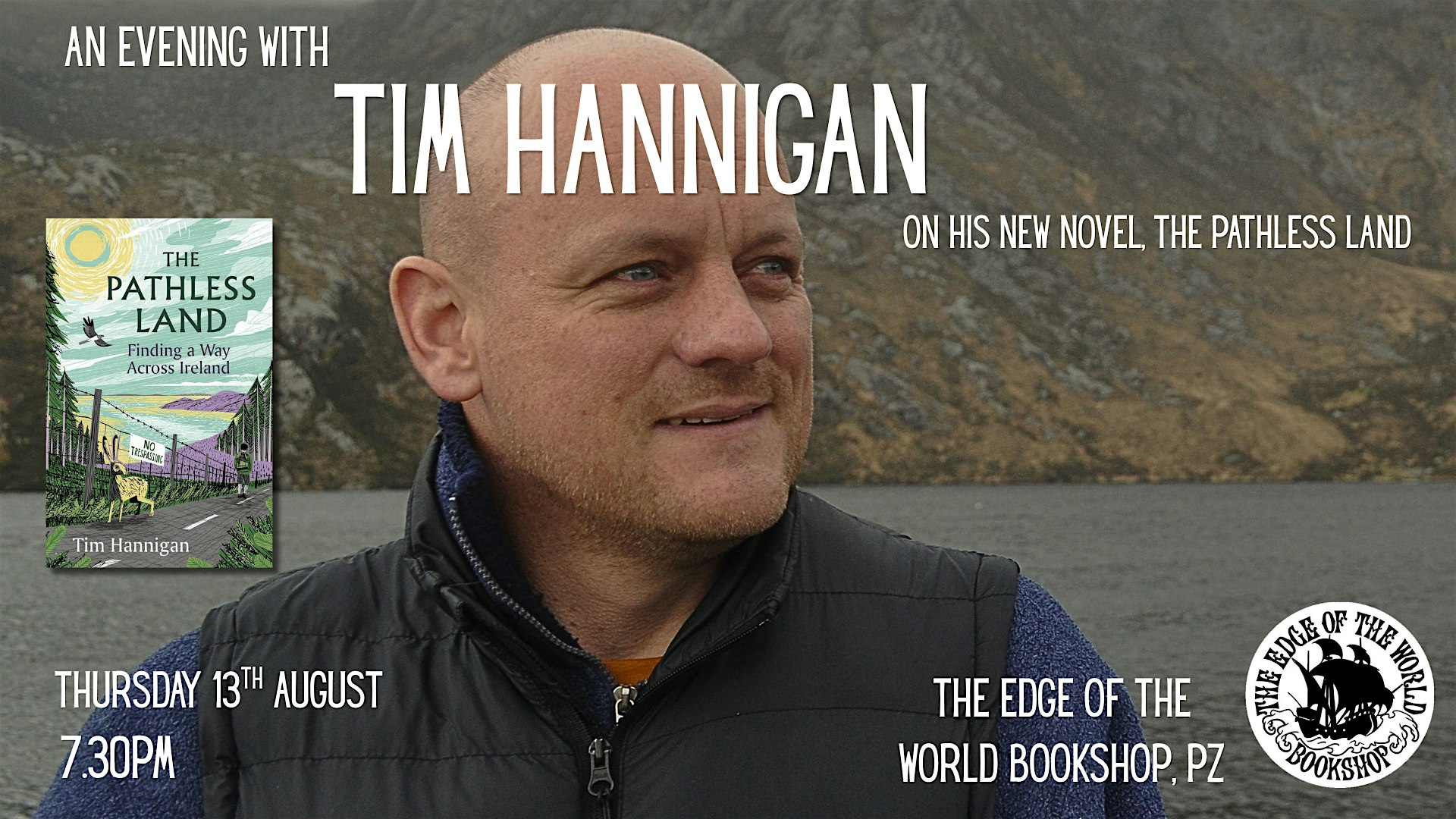 Tim Hannigan - The Pathless Land | The Edge Of The World Bookshop