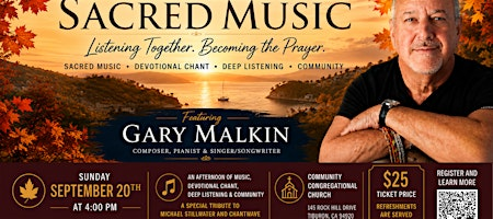 A Musical Afternoon with Gary Malkin | Community Congregational Church