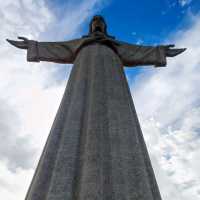 Jesus overlooking the city of Lisbon