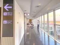 神戸空港2階フロアの景色