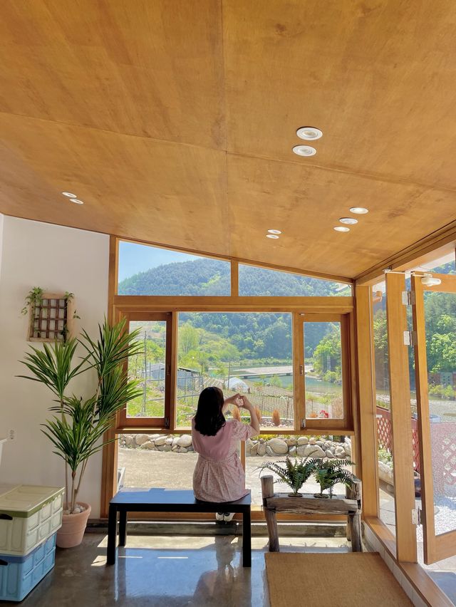 자연 속에 파묻혀서 지낼 수 있는 강안채 🌿