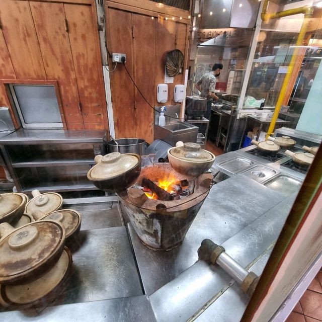 Claypot chicken rice @ Malaysian street food