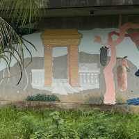 Check out artwork under highway 