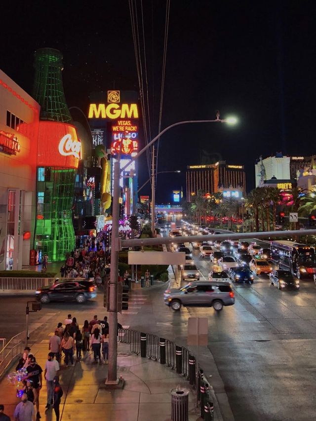 walking through the long strip