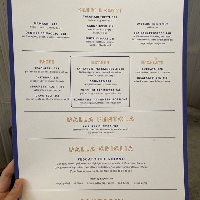 《體驗意式海岸風情》Osteria Marcia