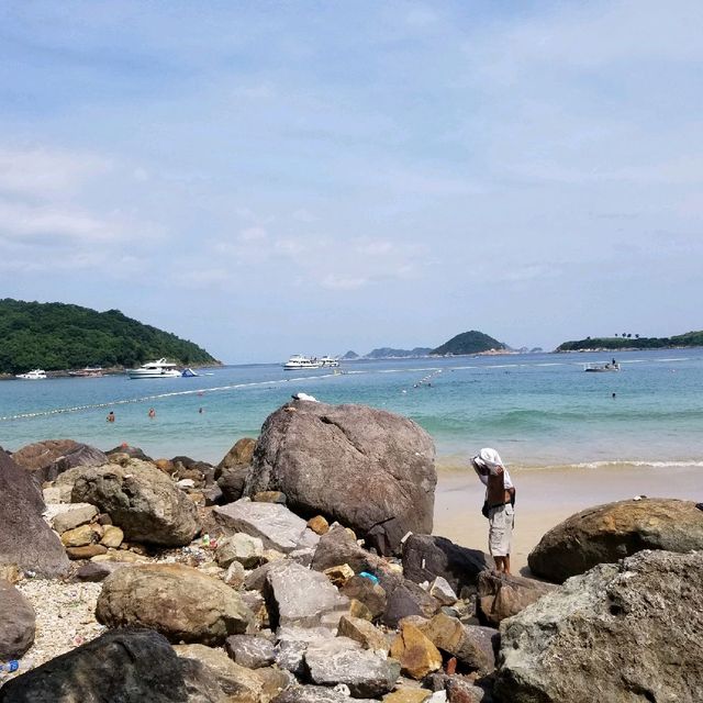 清水灣 第二灘 海水清澈的 沙灘