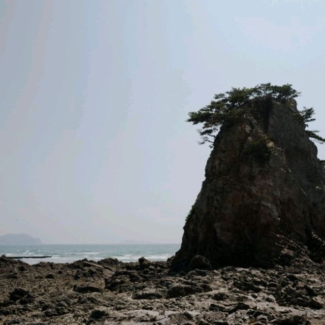 안면도 할미할아비바위 해수욕장