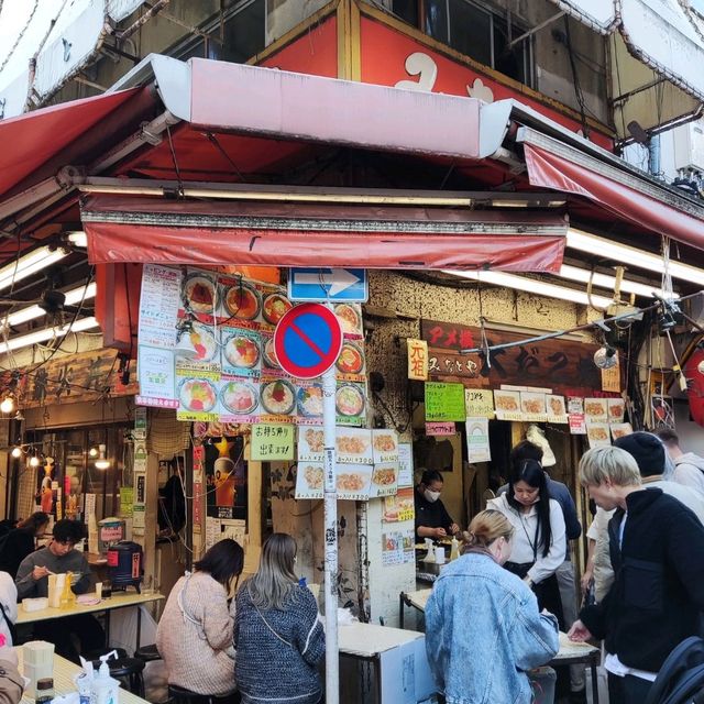 Famous Takoyaki at Ameyoko Shopping Street