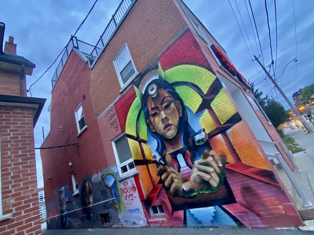 Graffiti Alley at Downtown Toronto