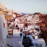 Sunset in Oia, Santorini