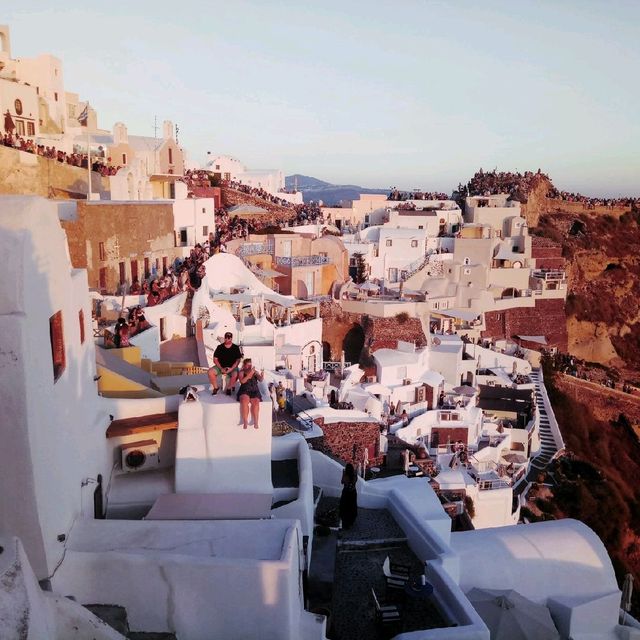 Sunset in Oia, Santorini