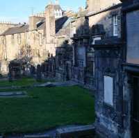 Winters walk through Kirkyard 