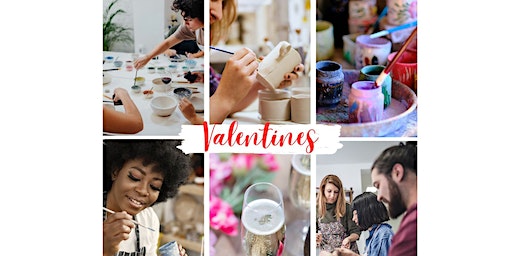 Valentines/Galentines/Malentines ArtNight: Pottery Glaze+Graze: 9th Feb 24 | Artreach Studios
