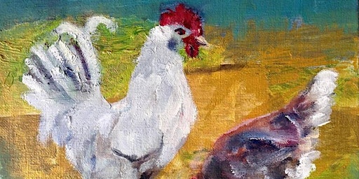 Make Art With Dee - Hens in a Farmyard | Scrapadoo