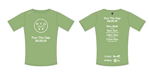 Run The Gap 24.05.24 - Event T-SHIRT (if not ordered with Reg.) | Centenary Hall